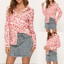 Printed Casual Chiffon Long-Sleeved Shirt