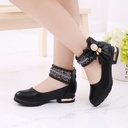 Korean Version Soft Sole Princess Shoes Large Children Single