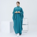 Large, Elegant Swing Abaya Dress in a Solid Color, Perfect for All Occasions