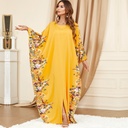 Modest abaya with attractive traditional details, suitable for the modern Arab woman