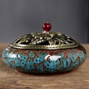 Luxury Ceramic Incense Burner with a Rich Heritage Design for Burning Sandalwood Incense 