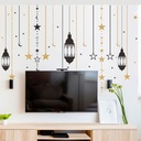 Ramadan wall stickers with an elegant religious design to create a spiritual atmosphere