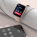 Smartwatch with a full-screen display for heart rate monitoring, step tracking, calls, and music