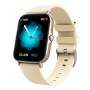 Smartwatch with Bluetooth calls, heart rate monitoring, blood pressure measurement, and sleep tracking