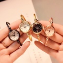 Women's Watch with an Elegant Design and Iron Chain Bracelet