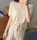 Women's Summer Two-Piece Pajama Set – Featuring a Stylish and Comfortable Casual Design