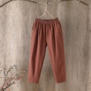 Women's casual loose-fit cropped pants – stylish and comfortable for everyday wear 