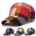 Plaid-Patterned Cap – Perfect for Outdoor Looks