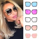 Reflective Women's Sunglasses with Metal Frame – Classic Design