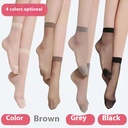 Thin crystal socks for spring and summer – ultra-soft, anti-snag, durable, and long-lasting