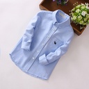 Children's long-sleeved shirt with an elegant and attractive design, suitable for daily wear and special occasions