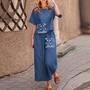 Short sleeve set featuring stylish heat transfer printing for a modern and distinctive look