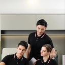Short-sleeve blouse with a practical, elegant, and modern design – perfect for comfortable and stylish daily looks