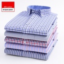 Men's long-sleeve shirt made from purified cotton – stylish and wrinkle-resistant for a modern look