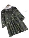 Loose summer women's shirt made from a cotton-linen blend — comfortable and breathable for a stylish, practical look