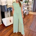 Women's casual jumpsuit with a simple, elegant, and comfortable design—perfect for everyday wear