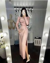 Elegant asymmetrical dress with a flattering waist-fitting design