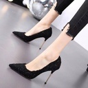 Elegant women’s stiletto heels with a pointed toe