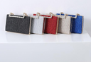 Women's evening bag with an elegant pleated design