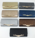 Elegant women's clutch bag with a shoulder chain