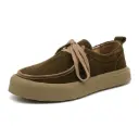 Men’s casual suede shoes with a modern design