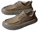 Men's Casual Shoes with Modern British Design and Wide Toe Box