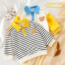 Baby Clothing Spring And Autumn Clothing Top Lapel