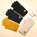 Women’s Winter Double-Layer Fleece-Lined Gloves – Thick, Warm, and Cold-Resistant