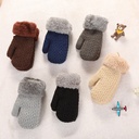 Double-Layer Knitted Velvet Gloves – Drop-Resistant Design