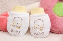 Cartoon anti-scratch baby face protection gloves