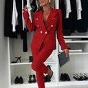 Solid Color Versatile Suit with Casual Style and Practical Pockets