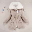 Candy-Colored Cotton Jacket with Waist Belt