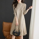 Women's Knitted Woolen Dress – Practical and Elegant Design