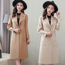 Women’s Mid-Length Loose Wool Overcoat
