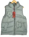 Women's Winter Sleeveless Padded Jacket – Stand Collar, Warm Cotton Filling
