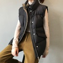 Women's Sleeveless Vest in Korean Style – Casual Design