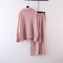 Women’s Casual Two-Piece Set – Blouse with Wide-Leg Pants