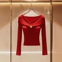 Knitted Top Design for Autumn and Winter