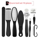 Set of 10 Pumice Stone Foot Files – For Dead Skin Removal and Foot Smoothing