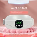 Heating Vibration Massage Belt for Abdominal Pain Relief and Thermal Compression Physiotherapy