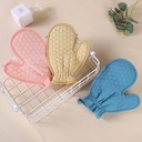 New Bath Gloves for Body Exfoliation and Back Scrubbing
