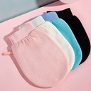 Thick bath gloves for body exfoliation and dead skin removal