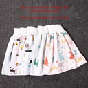 High-Waisted Waterproof Diaper Skirt