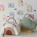 Portable Woven Storage Basket – Simple Baby Diaper Organizer