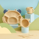 Eco-friendly Wheat Straw Children's Tableware Set