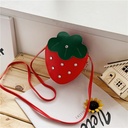 Cute Strawberry Crossbody Coin Purse for Kids