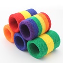 Sports elastic wristband with sweat-absorbing material, suitable for basketball and volleyball