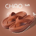 Women's Outdoor Fashion Thick Bottom Non-slip New Home Couples Flip Flops Slippers