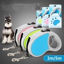 Two-Color Retractable Leash for Small and Medium Pets