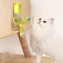 Pet Cat Toy — Light-Emitting, Sound-Producing, Rotating, Multi-Function Feeder Toy